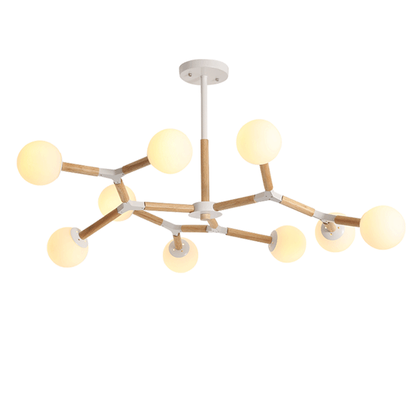 JANE CEILING LAMP 9XE27 WHITE