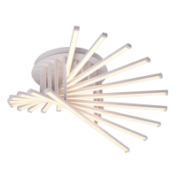 JOSEY LED LJUSKRONA 120W/ 5000K MATTVIT