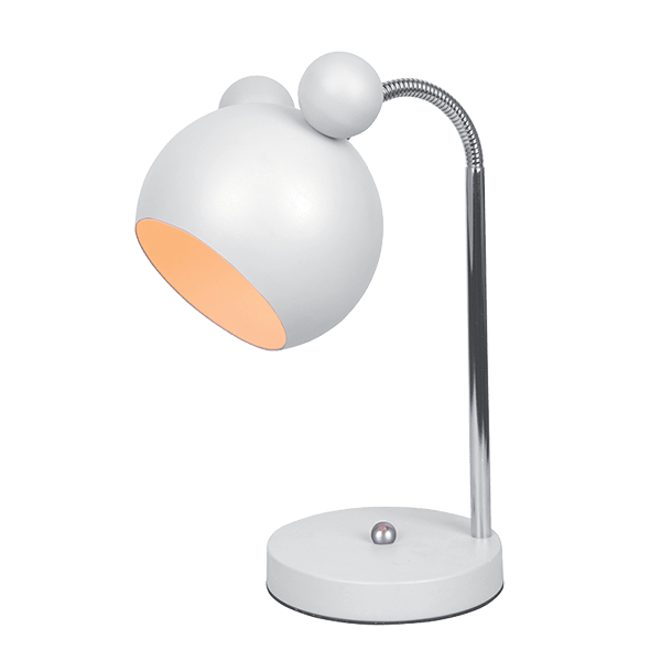 MICKEY BORDSLAMPA 1XE27 VIT