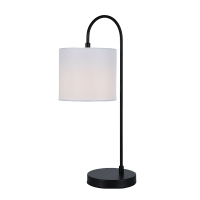 NADINE TABLE LAMP 1xE27 BLACK