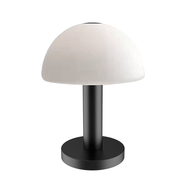 NOLA TABLE LAMP 1XG9 WHITE/BLACK WITH DIMMER