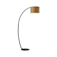 PAOLO FLOOR LAMP 1XE27 BLACK/COFFE