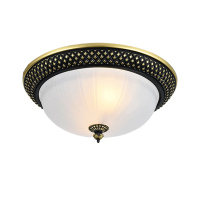 PETRA M CEILING LAMP 2XE27 380mm BLACK