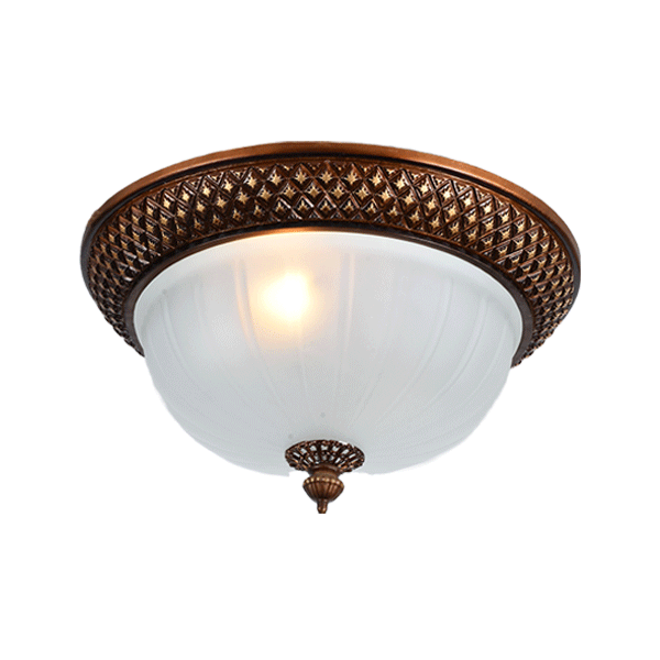 PETRA M CEILING LAMP 2XE27 380mm BRONZE