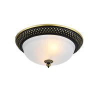 PETRA S CEILING LAMP 2XE27 320mm BLACK