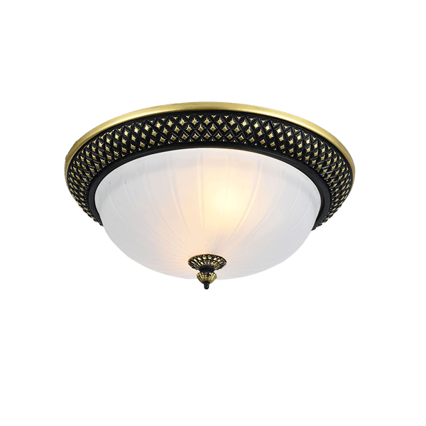 PETRA S CEILING LAMP 2XE27 320mm BLACK