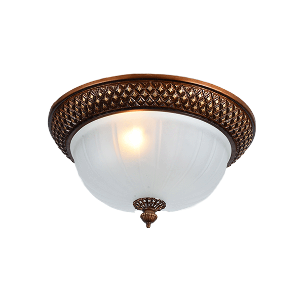 PETRA S CEILING LAMP 2XE27 320mm BRONZE