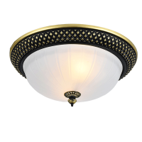 PETRA L CEILING LAMP 3XE27 480mm BLACK