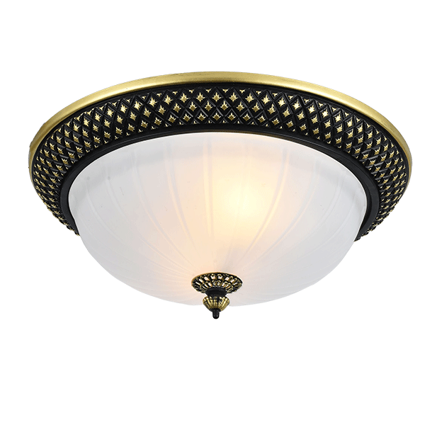 PETRA L CEILING LAMP 3XE27 480mm BLACK