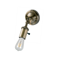 SAILOR VÄGGLAMPA 1XE27 ANTIKMÄSSING