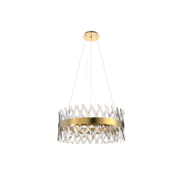 WILLIAM CHANDELIER 8xE14 GOLD/CHAMPAGNE