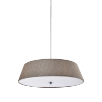 YVONNE PENDELLAMPA 3XE27 D350 BRUN