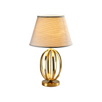 ZAHRA TABLE LAMP 1XE27 GOLD/FLAX
