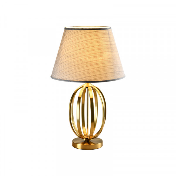 ZAHRA TABLE LAMP 1XE27 GOLD/FLAX