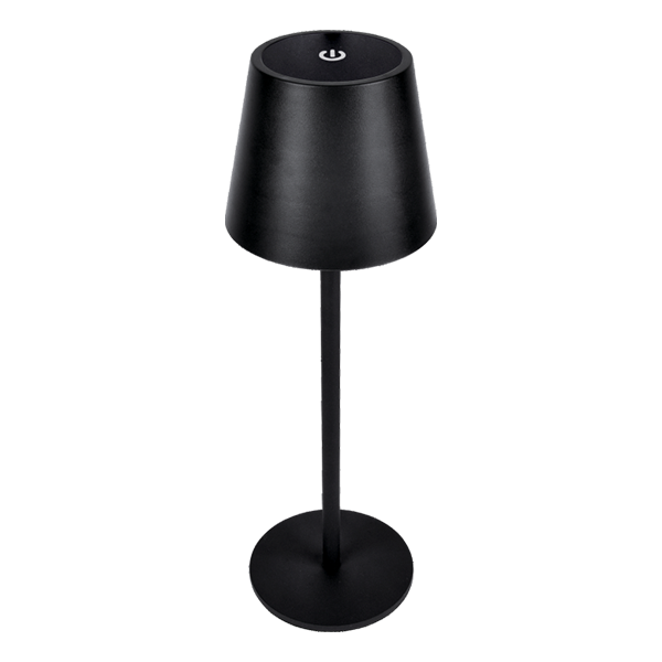 ZARA DIMMABLE TABLE LAMP 3W WITH BATTERY IP44, BLACK