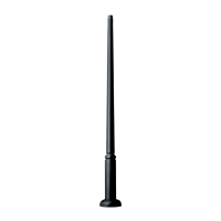 POLE FOR BEPPE400 50W 4000K BLACK