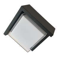 GRF341 LED VÄGGLAMPA 10W 4000K IP44 BLACK