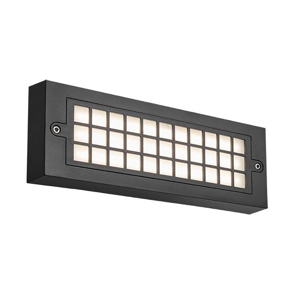 GRF300 LED FACADE FIXTURE 6W 4000K IP65 BLACK