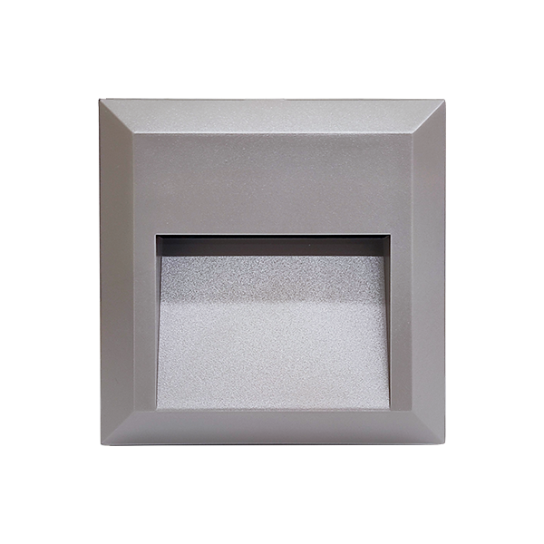 GRF52 LED FASADARMATUR 1,5W 4000K IP65 GRÅ