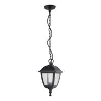 PAUL LANTERN HANGING 1XE27 BLACK IP44