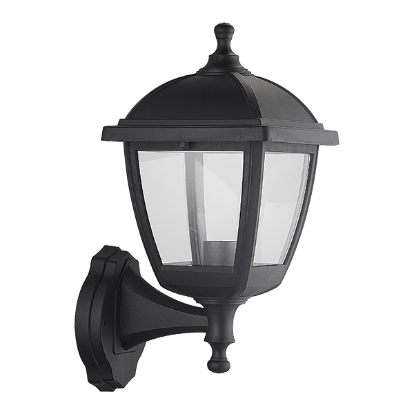 PAUL LANTERN UPWARD 1XE27 BLACK IP44