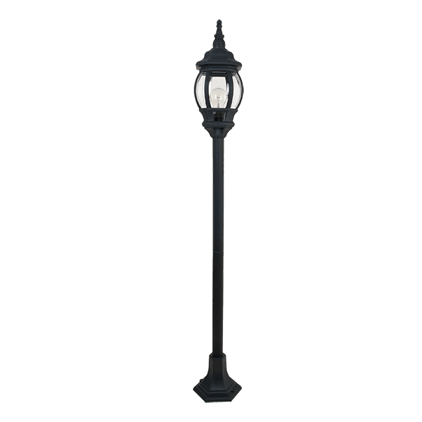 JAMES LANTERN STAND 1XE27 BLACK H1320 IP44