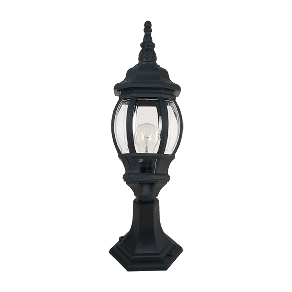 JAMES LANTERN STAND 1XE27 BLACK H529 IP44