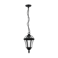 STEVEN LANTERN HANGING 1XE27 BLACK IP44