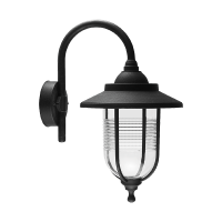 JEREMY LANTERN DOWN 1XE27 BLACK IP44