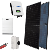 HYBR. SOLAR SYSTEM 3P/10kW 580W PANELS WITH BATT.                                                                                                                                                                                                              