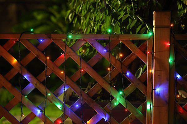 SOLAR LED STRING LIGHT 0.5W 25PCS. RGBY