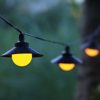 SOLAR LED STRING LIGHT 23451 0.6W 8PCS. 2000K IP75