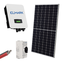 HYBR. SOLAR SYSTEM 1P/5kW 465W PANELS WITH BATT.
