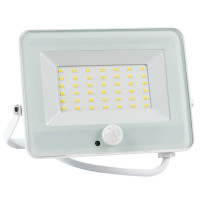 VEGA20 SLIM 20W LED FLOODLIGHT WITH SENSOR 3000K WHITE