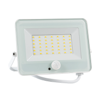 VEGA30 SLIM 30W LED FLOODLIGHT WITH SENSOR 3000K WHITE