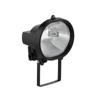 FASADBELYSNING HALOGEN TYP LED J118 7,5W, SVART