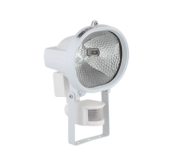 FASADBELYSNING SENSOR HALOGEN TYP LED J118 7,5W, VIT