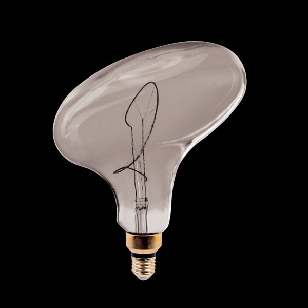 LED VINTAGE DIMBAR LAMPA UFO 4W E27 2000K RÖKFÄRGAD