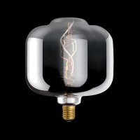 LED VINTAGE DIMBAR LAMPA LATERN 8W E27 2000K RÖKFÄRGAD