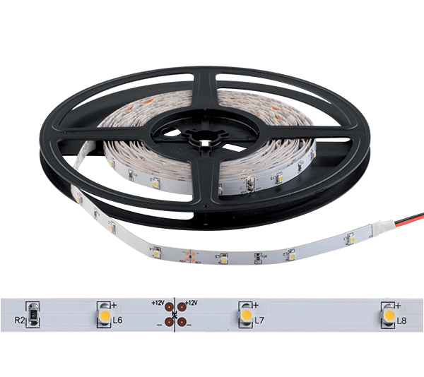 LED ЛЕНТА SMD3528 12VDC  2.4W/m 30pcs/m СИНЯ IP20