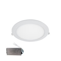 LED PANEL CIRKEL 18W 4000K IP44+NÖDSTOPP