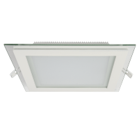 LED-PANEL GLAS KVADRATISK 18W 4000K L200mm