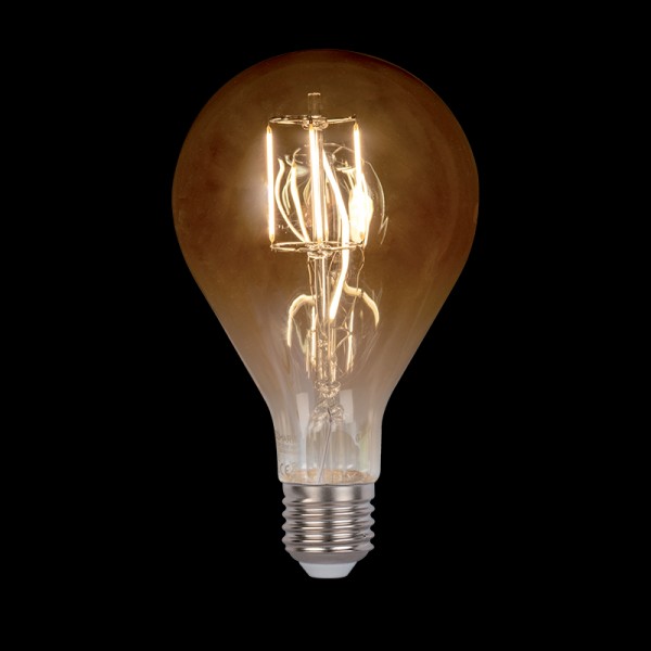 LED VINTAGE-LAMPA DIMBAR 8W E27 D130 2800-3200K GULDFÄRGAD 