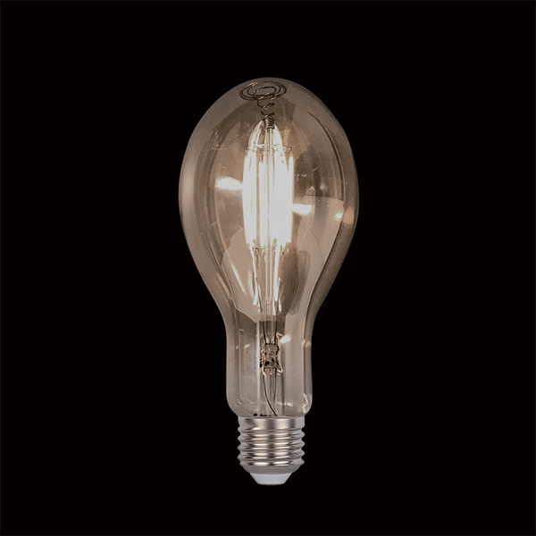 LED VINTAGE-LAMPA DIMBAR 8W E27 D110 2800-3200K RÖKFÄRGAD 