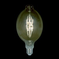 LED VINTAGE-LAMPA DIMBAR 8W E27 D180 2800-3200K RÖKFÄRGAD 