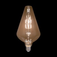 LED VINTAGE-LAMPA DIMBAR 8W E27 D130 2800-3200K GULDFÄRGAD 