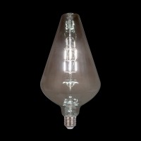 LED VINTAGE-LAMPA DIMBAR 8W E27 D130 2800-3200K RÖKFÄRGAD 