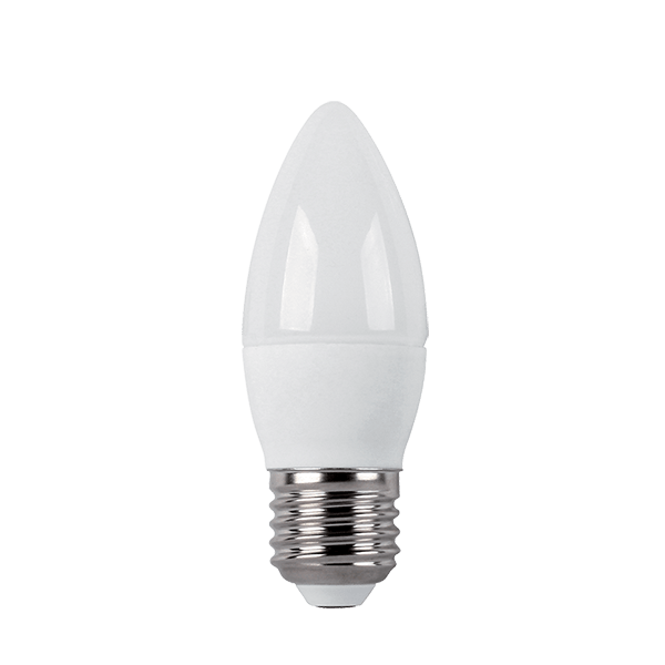 LED STEARINLJUSDESIGN C37 8W E27 230V 4000K