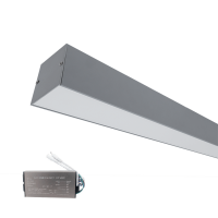 LED-PROFIL YTA 48W S77 4000K 1200MM GRÅ MED NÖDSTOPP