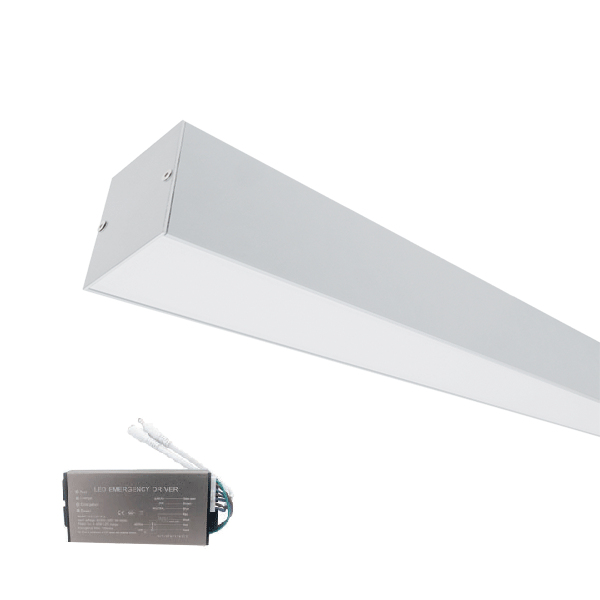 LED-PROFIL YTA S77 24W 4000K 600mm VIT MED NÖDSTOPP
